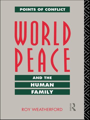 cover image of World Peace and the Human Family